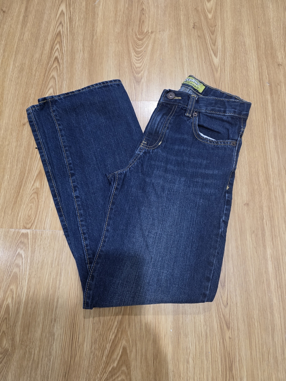 Old Navy Men's Straight Jeans - Dark Blue